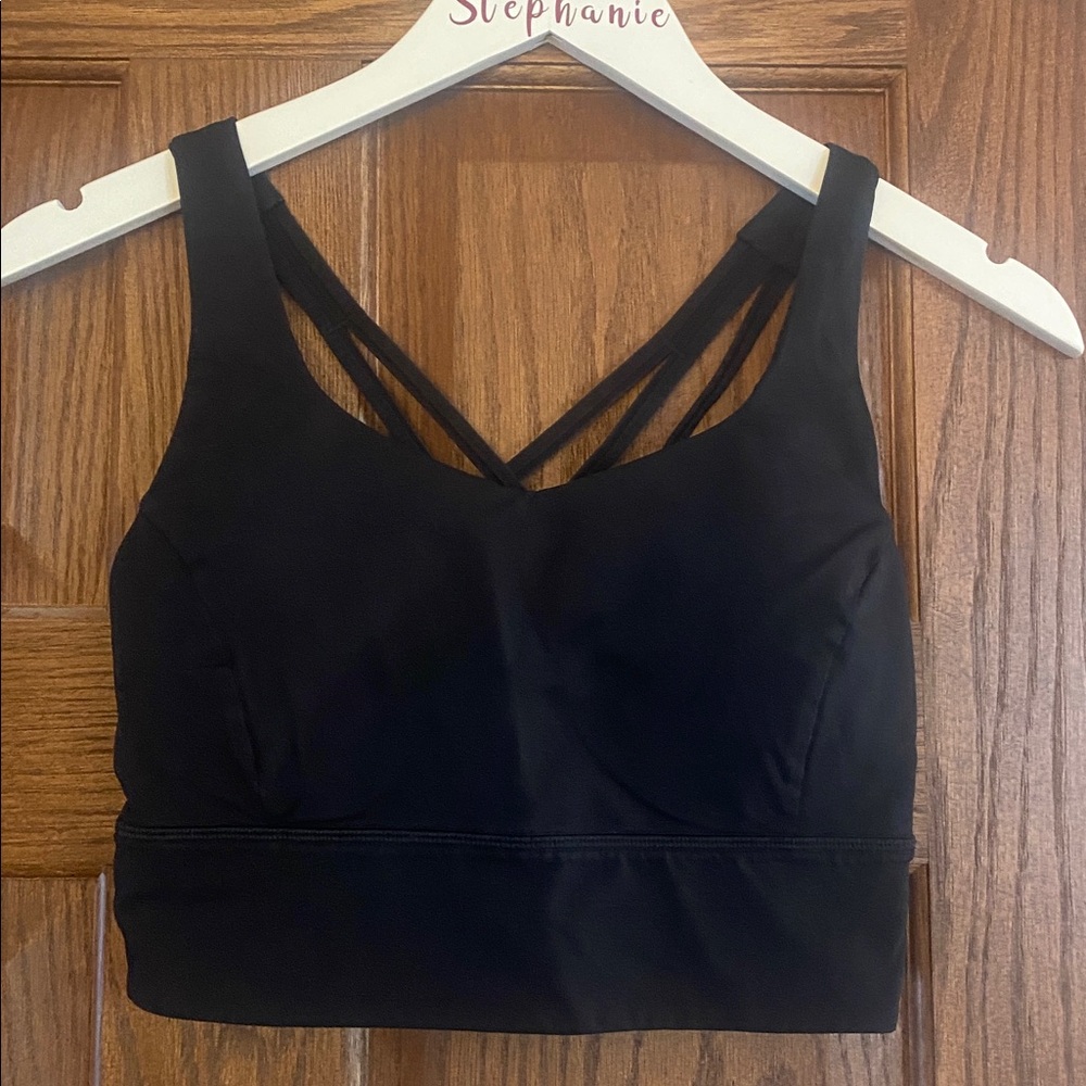 Lulu lemon black sports bra